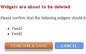 delete widget