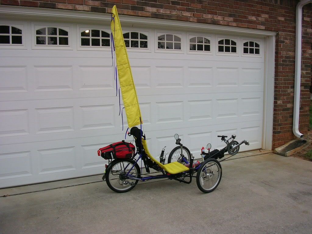 recumbent trike safety flags