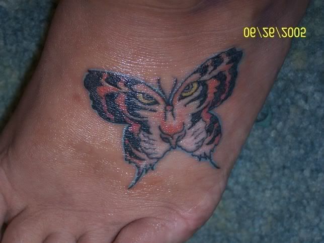 tigerbutterfly.jpg My Tiger Butterfly Tattoo on my Foot
