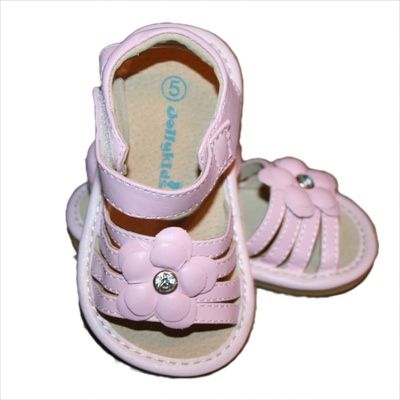 ... New Girls Pink SQUEAKY Shoes Sandals Toddler SIZES 4-8 -Sandals! LP1