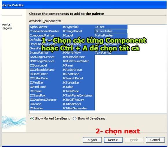 swingx setup step5 Cách cài đặt và sử dụng SwingX trong Netbeans