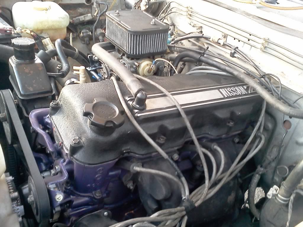 1985 Nissan pickup engine swap #8