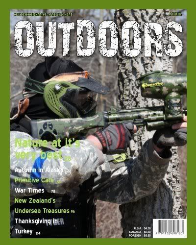 Outdoors Magazine Cover
