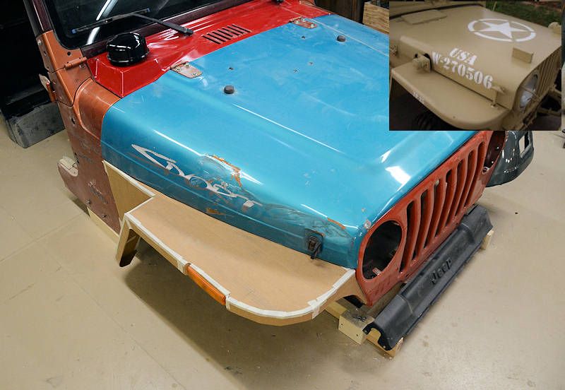 Fiberglass flat fenders for the TJ