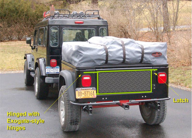 Make a trailer out of a jeep wrangler #5