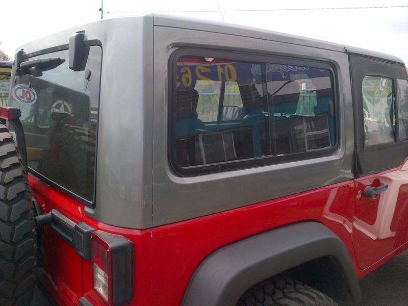 Jeep hardtop sliding windows #3