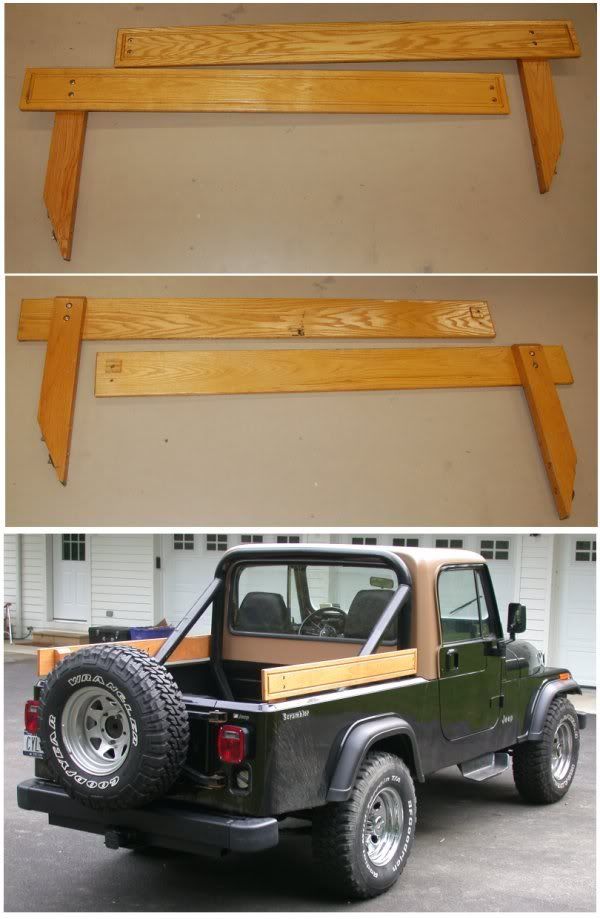 scrambler wooden bedrails?