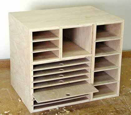 Sandpaper Storage Cabinet