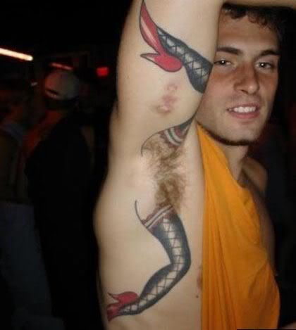 Gangster Tattoo Symbolizes Loyalty And Dedication. via ScottishTornado2008