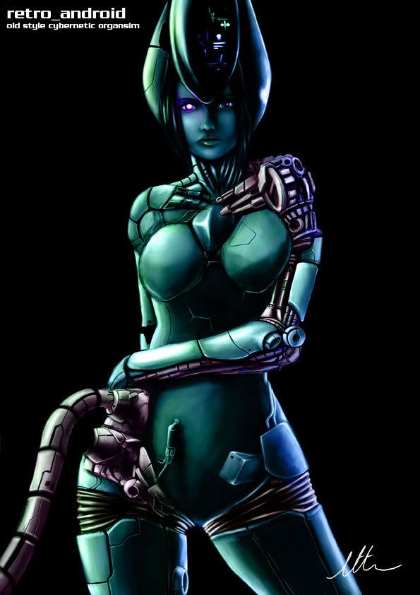 android robot  girl photo: Retro Android retro_android.jpg