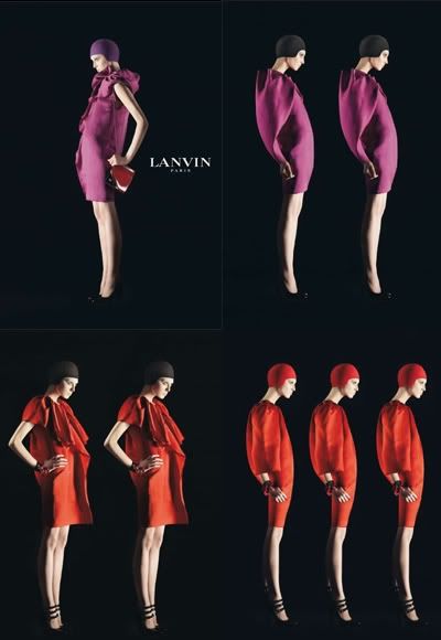 Olga Sherer, Lanvin Fall/Winter 2007 Ad Campaign, Steven Meisel