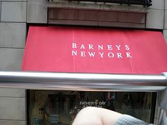 photo of Barneys New York window