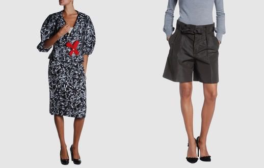 Yoox Discount Code, Promo Code, Coupon Code, Christian Lacroix suit, Prada shorts