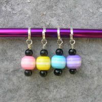 Hand Made Stitch Markers - 4 pack *you pick stytle*