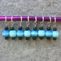 Hand Made Stitch Markers - Blues *you pick style*