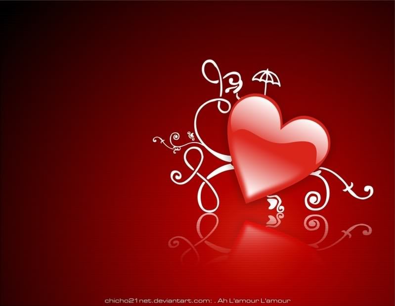 red love heart background. retro red heart wallpaper