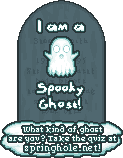 'I am a Spooky Ghost!' result for 'what kind of ghost are you?'