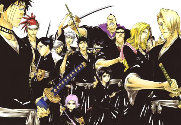 Bleach Soul Society lieutenants Pictures, Images and Photos
