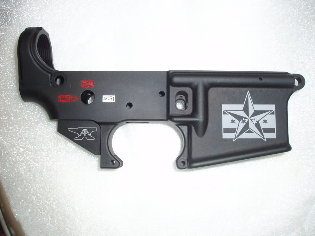 Lower receiver custom art/engraving pics Page 1