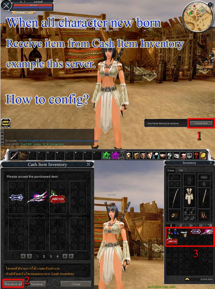 kinnaree - If I want item when born. - RaGEZONE Forums