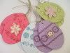 Easter Egg Gift Tags - Set of 8 - Colorful with Fun Pop-up