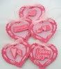 Valentine Gift Tags - Fun Hearts with Sweet Sentiments - Set of 5