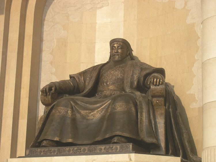 genghis khan quotes. Genghis Khan Statue.