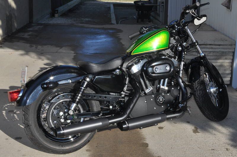 harley green paint