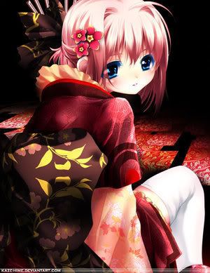 Sakura in kimono Pictures, Images and Photos