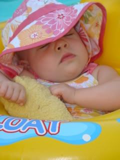 Brooklyn in the pool