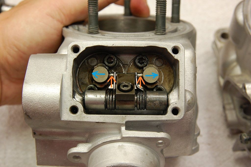 YZ125 Power Valve Pins Using roll pins Yamaha 2Stroke ThumperTalk
