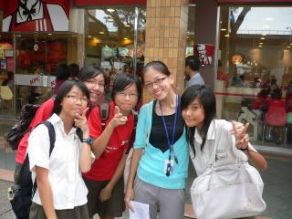 me with celecstine, jacqueline, wei yee and phyllis