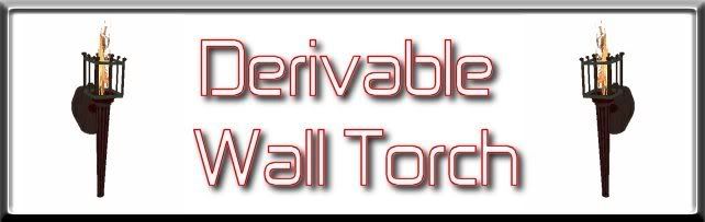 Derivable Gothic Wall Torch