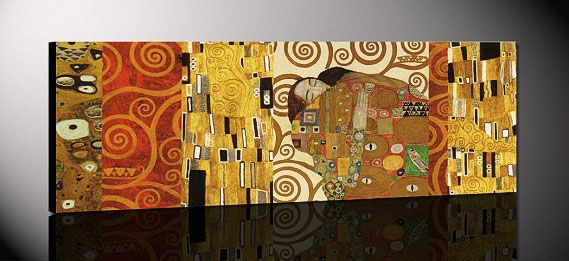 El abrazo de Gustav Klimt, tienda online especializada en venta de cuadro, cuadros, laminas, reproducciones de Gustav Klimt
