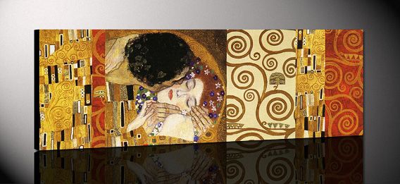El beso de Klimt, tienda online especializada en venta de cuadro, cuadros, laminas, reproducciones, replicas de Gustav Klimt