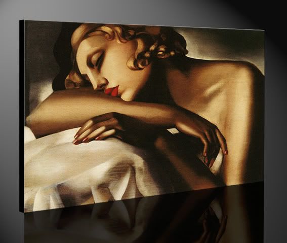 Mujer recostada de Tamara de Lempicka