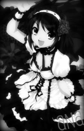 this pic looks like me wen i was little xD goth anime ish looking girl Pictures, Images and Photos