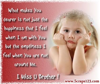 Miss You Brother Image - 1