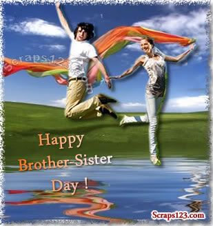 Happy Brother-Sister Day  Image - 2