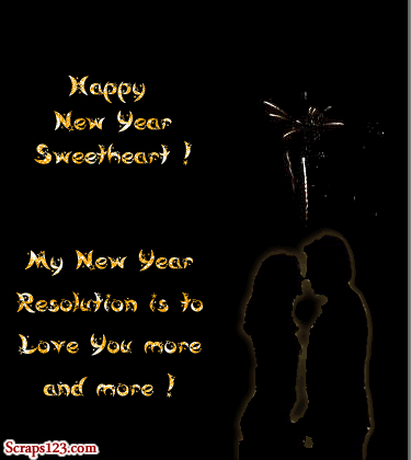 Happy New Year Sweetheart  Image - 2