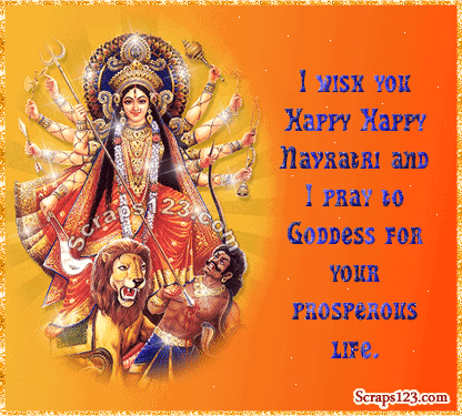 Happy And Blessed Navratri  Image - 1