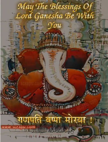 Ganesha Blessings Graphics 