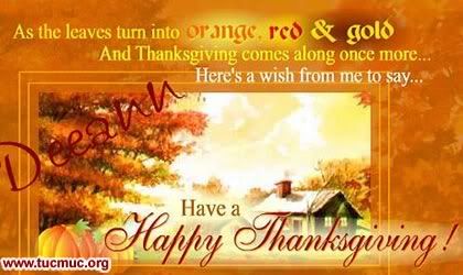Happy Thanksgiving Greetings 
