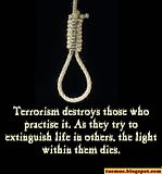 Terrorism Quotes Against Terrorism Terrorist Pictures Graphics Say No to Terror War Against Terrorism Stop Terrorism