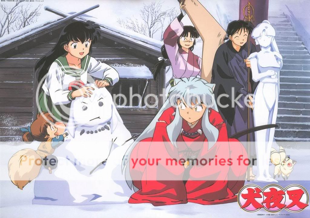 Inuyasha Playing In The Snow Photo by 1l0v3m1lk | Photobucket