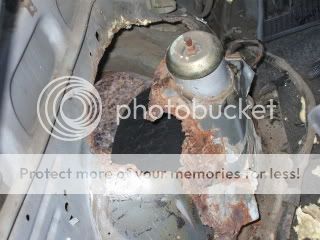 Replace ford escort repair panel shock tower #3