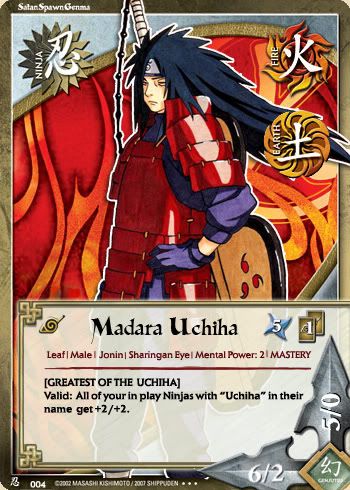 Madara Uchiha Card